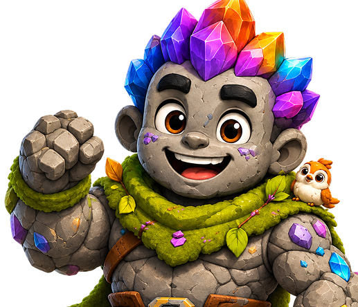 Rokko - energetic rock star character from Kiko