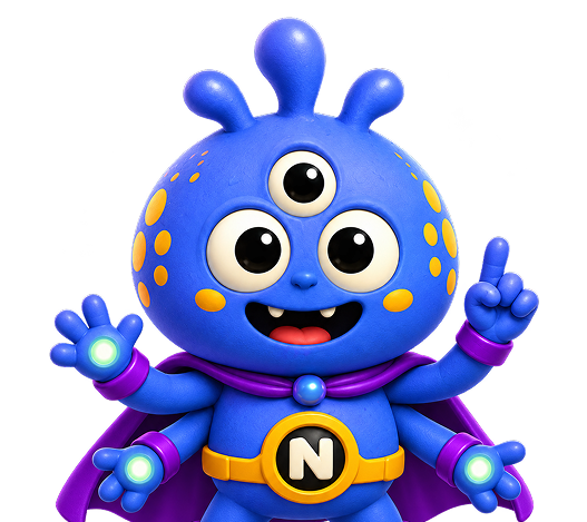 Novo - futuristic space explorer character from Kiko